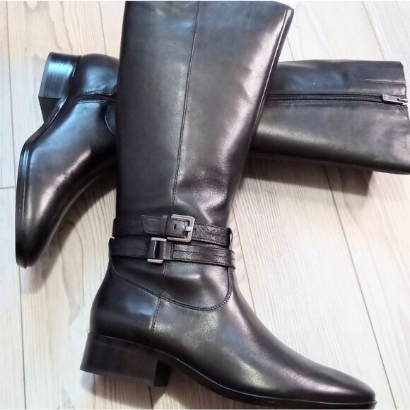 (T-4128)  Women's Naturalizer Reid Tall Boot Sz 11W - Picture 6 of 13